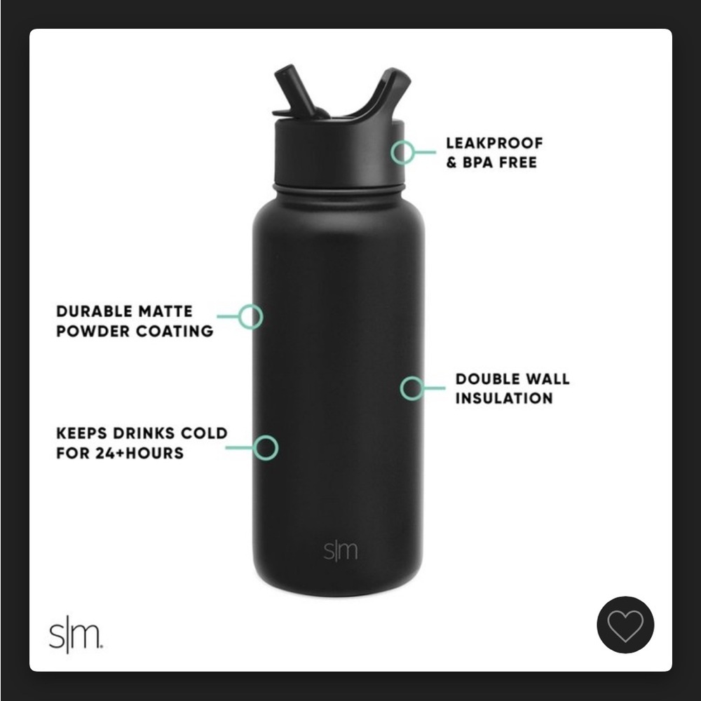 Sage Green Water Bottle - Picture 4 of 5